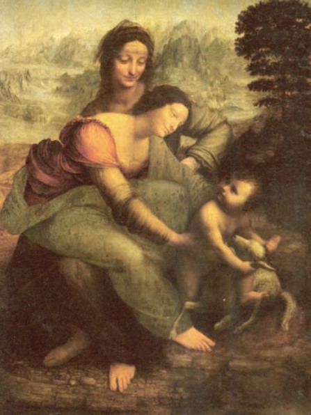  لئوناردو داوینچى؛ رنگ روغن؛ به سال 1508م؛ موزۀ لوور؛ پاریس